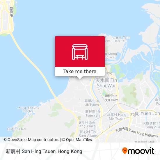 新慶村 San Hing Tsuen map