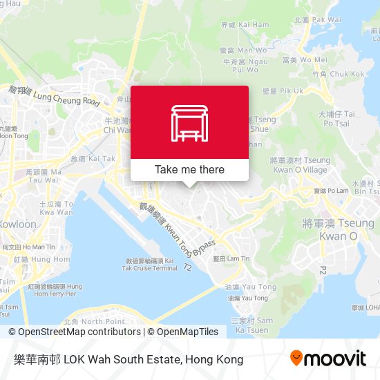 樂華南邨 LOK Wah South Estate map