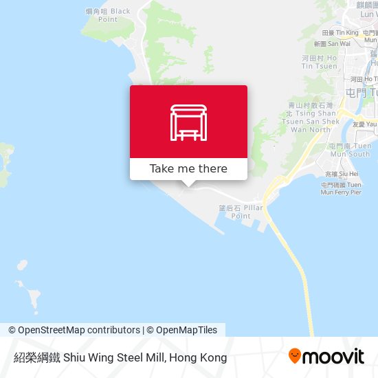 紹榮綱鐵 Shiu Wing Steel Mill map