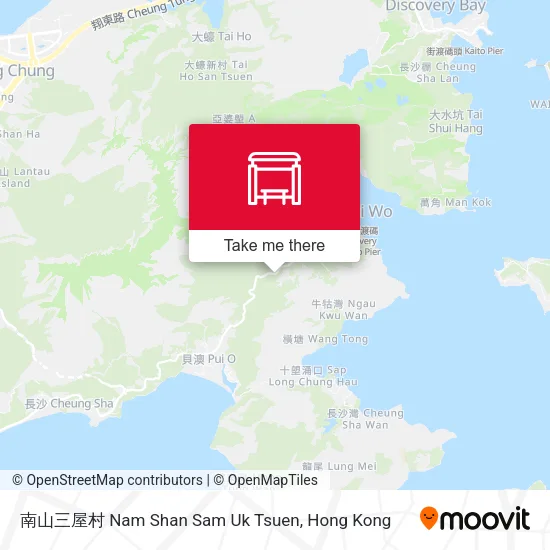 南山三屋村 Nam Shan Sam Uk Tsuen地圖