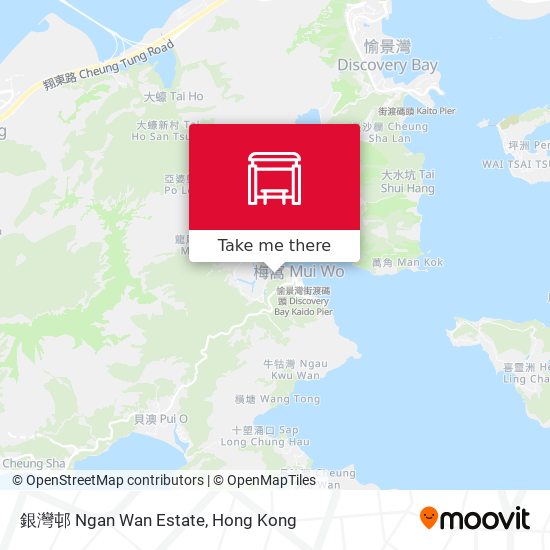 銀灣邨 Ngan Wan Estate地圖