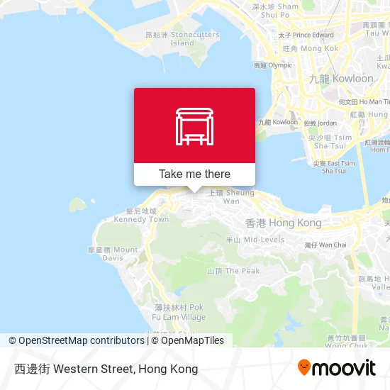 西邊街 Western Street地圖