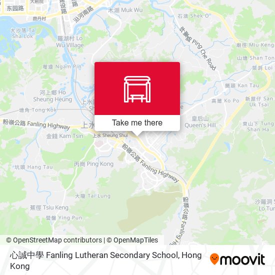 心誠中學 Fanling Lutheran Secondary School map