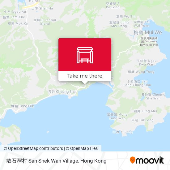 散石灣村 San Shek Wan Village map