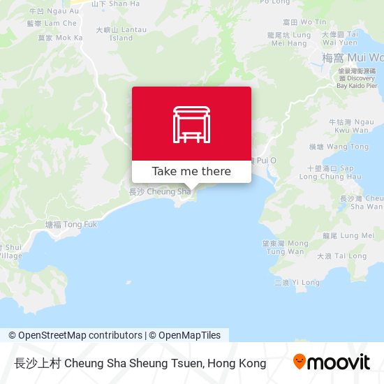 長沙上村 Cheung Sha Sheung Tsuen map