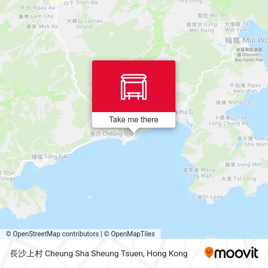 長沙上村 Cheung Sha Sheung Tsuen map