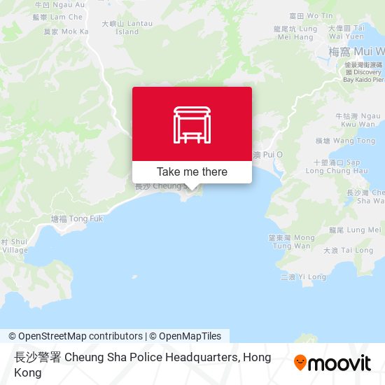 長沙警署 Cheung Sha Police Headquarters map
