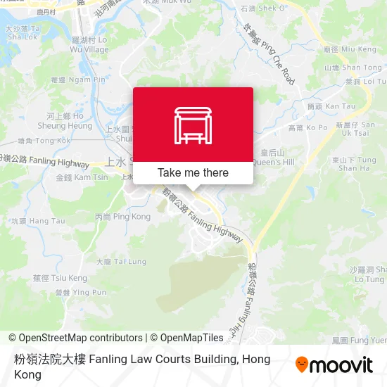 粉嶺法院大樓 Fanling Law Courts Building map