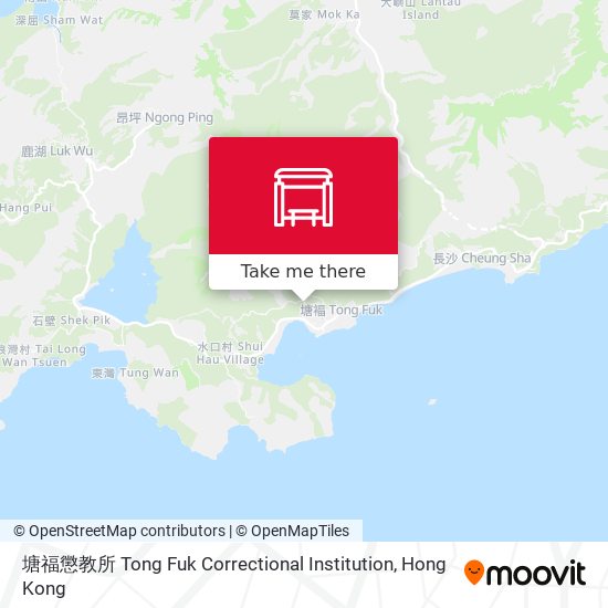 塘福懲教所 Tong Fuk Correctional Institution map