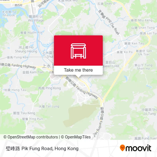 璧峰路 Pik Fung Road map