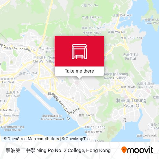 寧波第二中學 Ning Po No. 2 College map