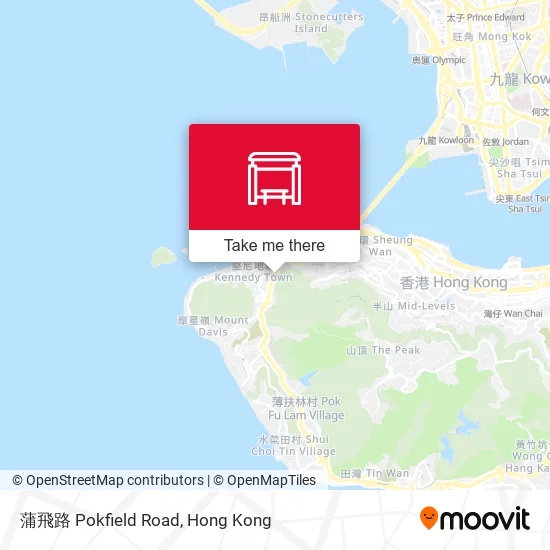 蒲飛路 Pokfield Road地圖