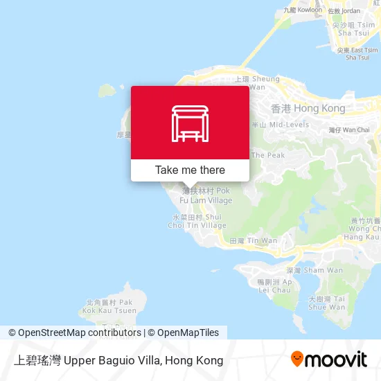 上碧瑤灣 Upper Baguio Villa map