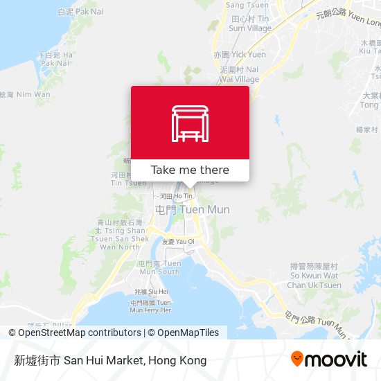 新墟街市 San Hui Market map