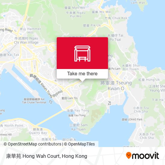 康華苑 Hong Wah Court map