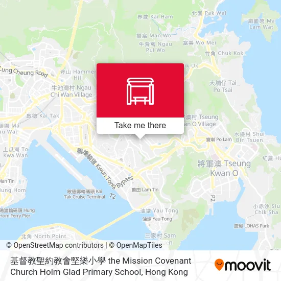 基督教聖約教會堅樂小學 the Mission Covenant Church Holm Glad Primary School map