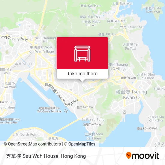 秀華樓 Sau Wah House map