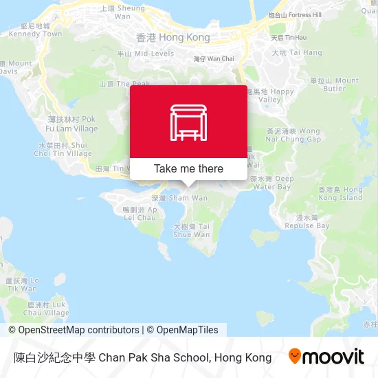 陳白沙紀念中學 Chan Pak Sha School map
