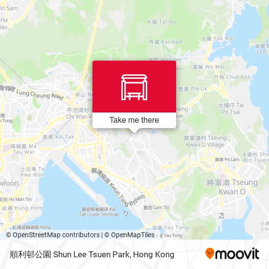 順利邨公園 Shun Lee Tsuen Park map
