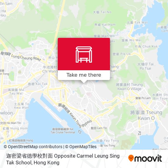 迦密梁省德學校對面 Opposite Carmel Leung Sing Tak School map