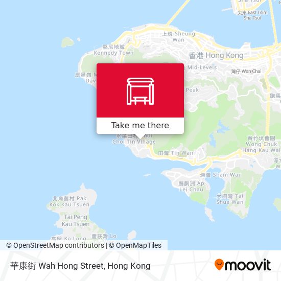 華康街 Wah Hong Street map