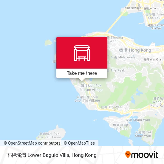下碧瑤灣 Lower Baguio Villa map
