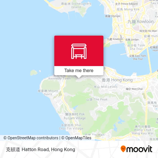 克頓道 Hatton Road地圖