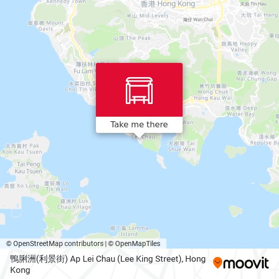 鴨脷洲(利景街) Ap Lei Chau (Lee King Street) map