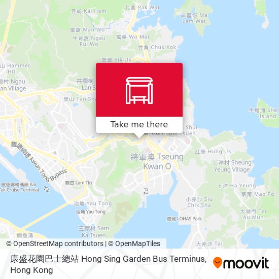 康盛花園巴士總站 Hong Sing Garden Bus Terminus map