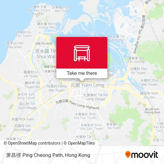 屏昌徑 Ping Cheong Path地圖