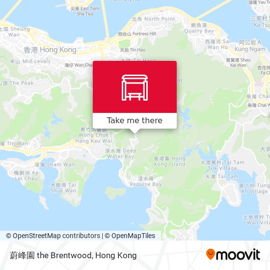 蔚峰園 the Brentwood map