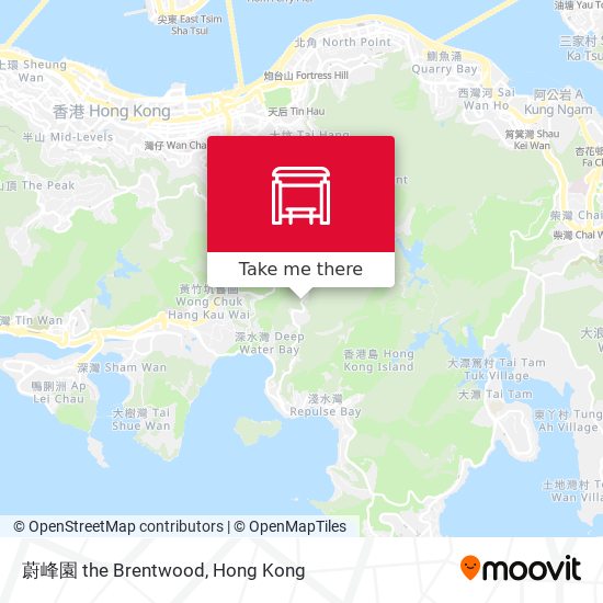 蔚峰園 the Brentwood map