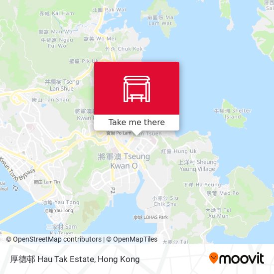 厚德邨 Hau Tak Estate map