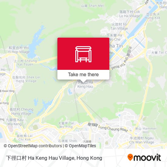 下徑口村 Ha Keng Hau Village map