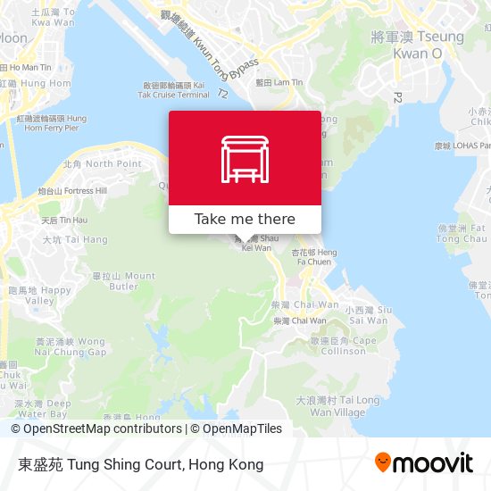 東盛苑 Tung Shing Court map
