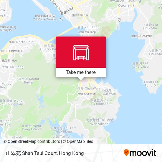 山翠苑 Shan Tsui Court map