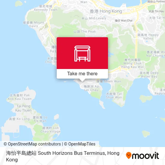 海怡半島總站 South Horizons Bus Terminus地圖