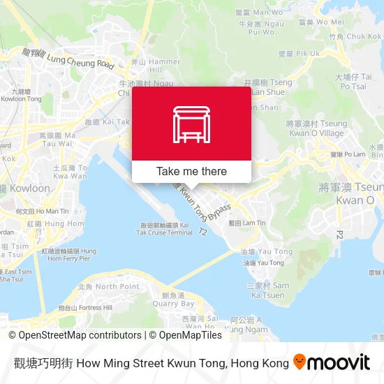 觀塘巧明街 How Ming Street Kwun Tong地圖