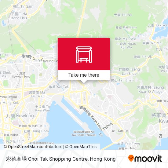 彩德商場 Choi Tak Shopping Centre map