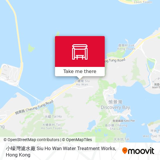 小蠔灣濾水廠 Siu Ho Wan Water Treatment Works map