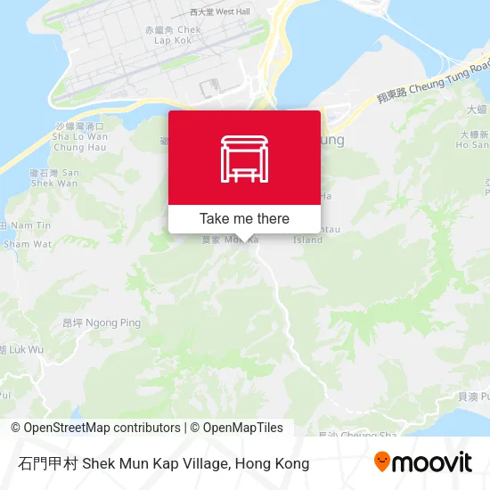 石門甲村 Shek Mun Kap Village地圖