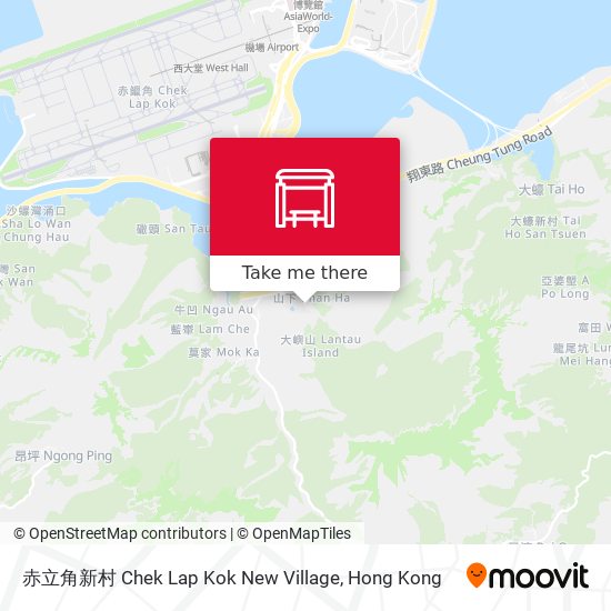 赤立角新村 Chek Lap Kok New Village map