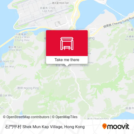 石門甲村 Shek Mun Kap Village地圖