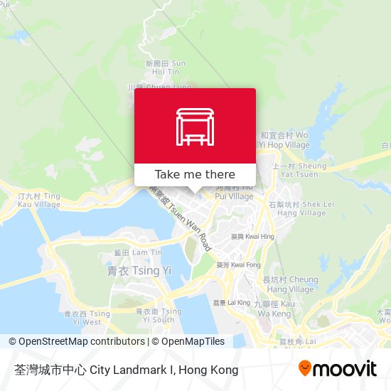 荃灣城市中心 City Landmark I map