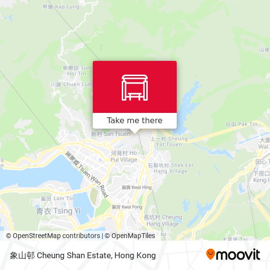 象山邨 Cheung Shan Estate map