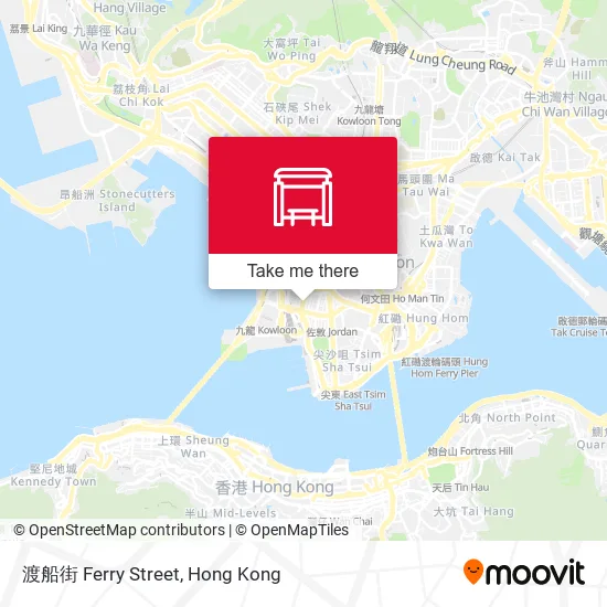 渡船街 Ferry Street map