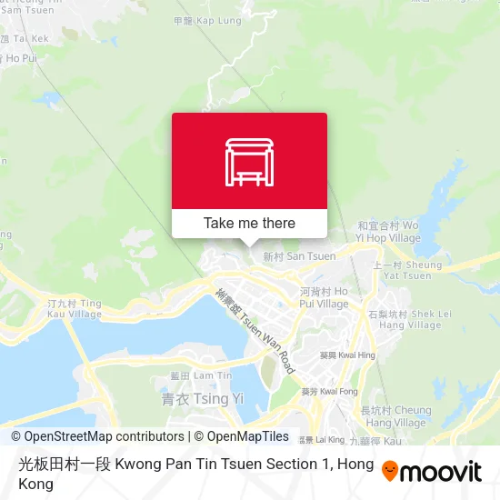 光板田村一段 Kwong Pan Tin Tsuen Section 1地圖