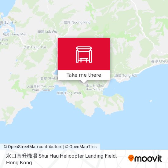 水口直升機場 Shui Hau Helicopter Landing Field map