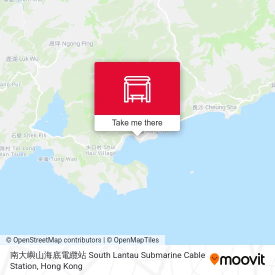南大嶼山海底電纜站 South Lantau Submarine Cable Station map