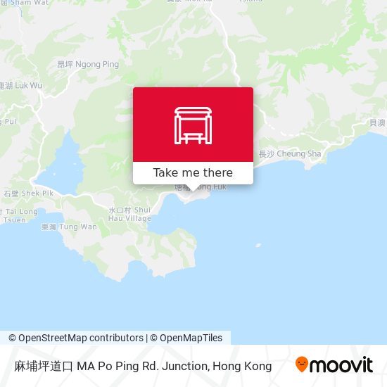 麻埔坪道口 MA Po Ping Rd. Junction地圖